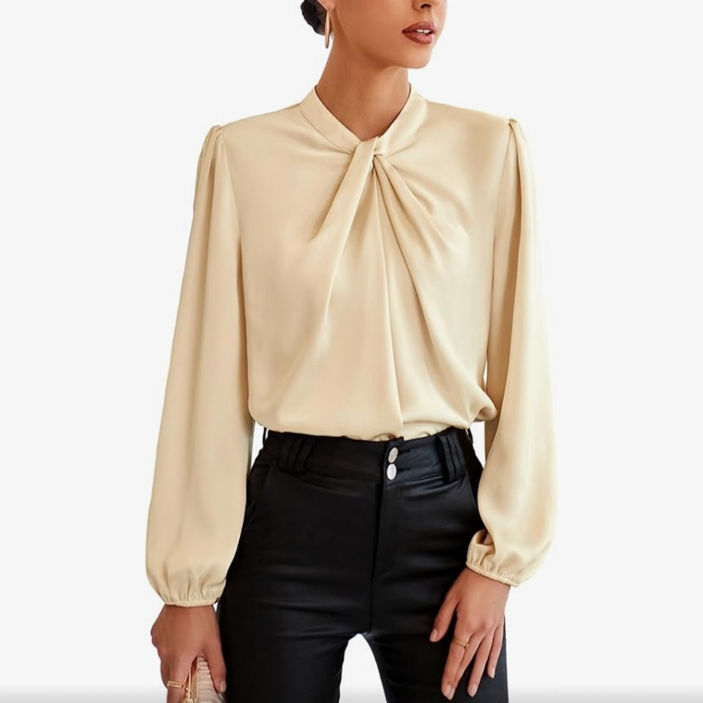 Elegant Cream Blouse